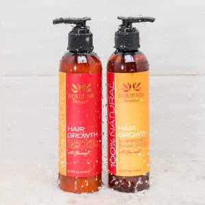 100% Natural Hair Growth Support shampoo and Conditioner combo with Baicapil