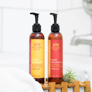 100% Natural Hair Growth Support Shampoo and Conditioner combo with Baicapil